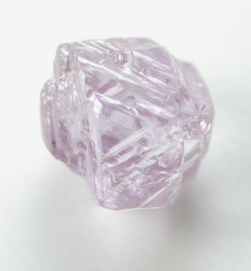 Diamond (0.45 carat fancy-pink octahedral crystal) from Russia