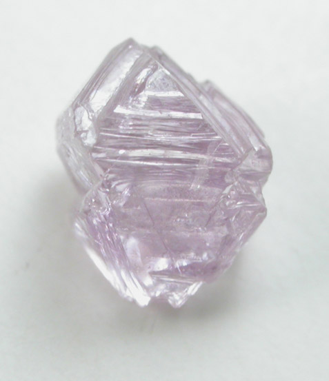 Diamond (0.50 carat fancy-pink octahedral crystal) from Russia