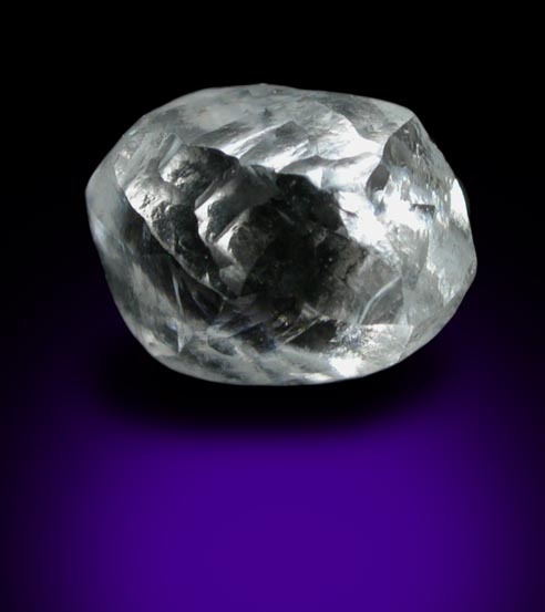 Diamond (0.97 carat white complex crystal) from Udachnaya Mine, Republic of Sakha, Siberia, Russia