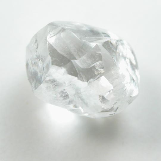 Diamond (0.97 carat white complex crystal) from Udachnaya Mine, Republic of Sakha, Siberia, Russia