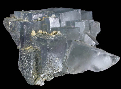 Fluorite with Calcite and Chalcopyrite from McMannaway Mines, Herod, Pope County, Illinois