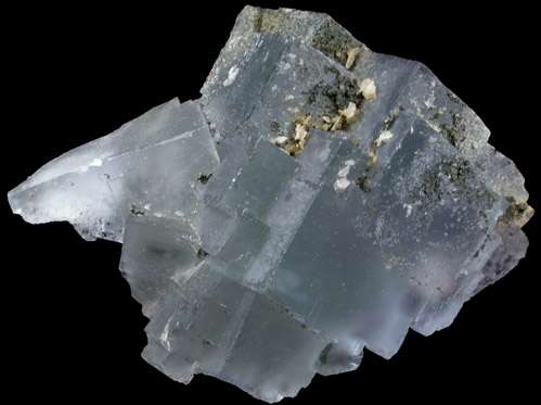 Fluorite with Calcite and Chalcopyrite from McMannaway Mines, Herod, Pope County, Illinois