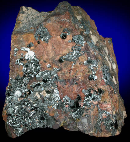 Hematite with Andradite Garnet from Wessels Mine, Kalahari Manganese Field, Northern Cape Province, South Africa