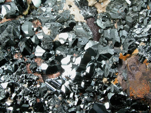 Hematite with Andradite Garnet from Wessels Mine, Kalahari Manganese Field, Northern Cape Province, South Africa