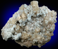 Apophyllite-(KOH), Celestine, Calcite from Kalahari Manganese Field, Northern Cape Province, South Africa