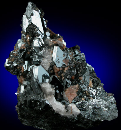 Hematite with Andradite Garnet from Wessels Mine, Kalahari Manganese Field, Northern Cape Province, South Africa