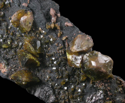 Sturmanite from N'Chwaning Mine, Kalahari Manganese Field, Northern Cape Province, South Africa