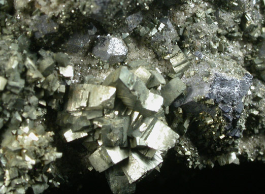 Galena with Marcasite from Fletcher Mine, Viburnum Trend, Reynolds County, Missouri