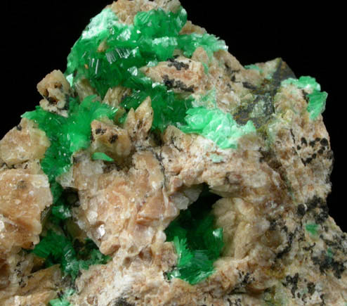 Annabergite from Km 3 Mine, Lavrion (Laurium) Mining District, Attica Peninsula, Greece