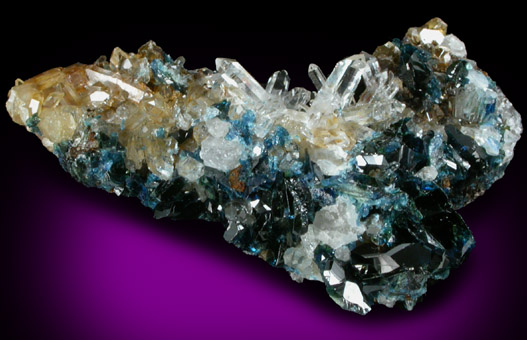 Lazulite and Quartz from Rapid Creek, 70 km northwest of Aklavik, Yukon, Canada