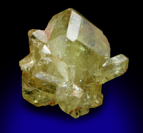 Chrysoberyl (twinned crystals) from Esprito Santo, Brazil