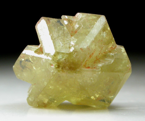 Chrysoberyl (twinned crystals) from Esprito Santo, Brazil