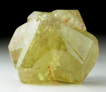 Chrysoberyl (twinned crystals) from Esprito Santo, Brazil