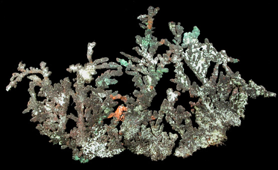 Copper (crystallized) from Cornwall Iron Mines, Upper Levels, Cornwall, Lebanon County, Pennsylvania