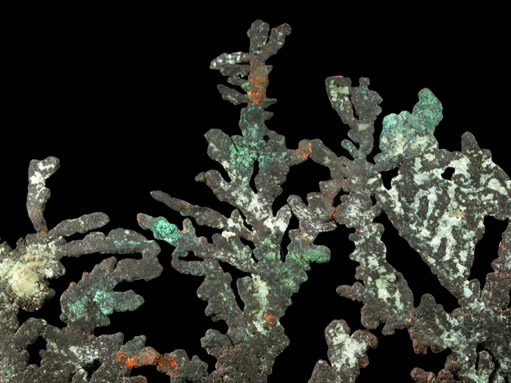 Copper (crystallized) from Cornwall Iron Mines, Upper Levels, Cornwall, Lebanon County, Pennsylvania