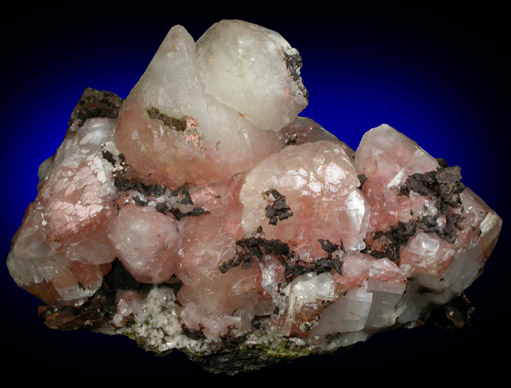 Copper in Calcite from Keweenaw Peninsula Copper District, Michigan