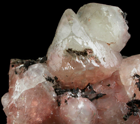 Copper in Calcite from Keweenaw Peninsula Copper District, Michigan