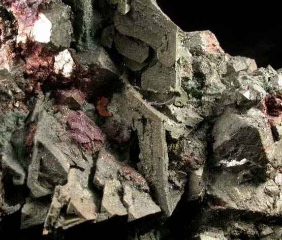 Chalcopyrite, Pyrite, Magnetite from French Creek Iron Mines, St. Peters, Chester County, Pennsylvania