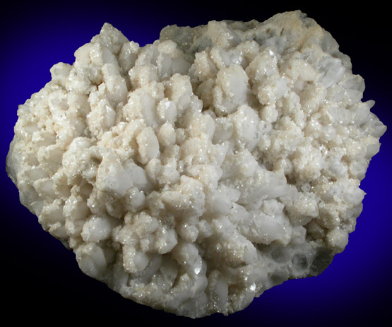 Quartz with Calcite from Alpamarca Mine, Junn, Cerro de Pasco, Peru
