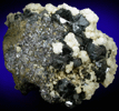 Quartz, Sphalerite, Galena, Pyrite from Carhuacayan Mine, Junín Department, Peru