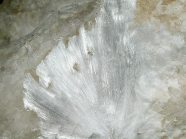 Ulexite on Colemanite from Boron, Kramer District, Kern County, California