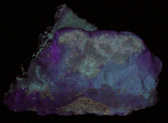 Ulexite on Colemanite from Boron, Kramer District, Kern County, California