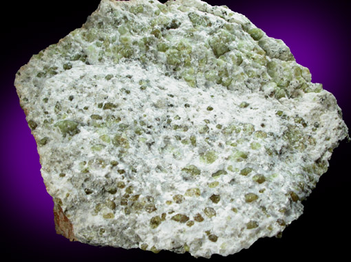 Vesuvianite in Monticellite and Cuspidine var. Custerite from Crestmore Quarry, Riverside County, California