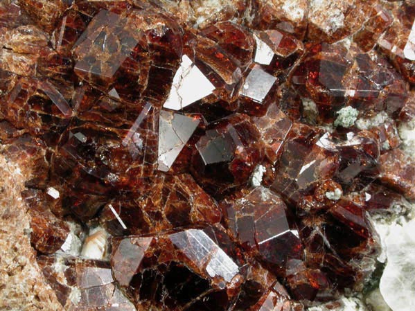 Grossular Garnet with Epidote and Calcite from Crestmore Quarry, 572' Level, Riverside County, California