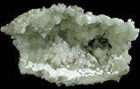 Natrolite on Datolite with Calcite from Millington Quarry, Bernards Township, Somerset County, New Jersey