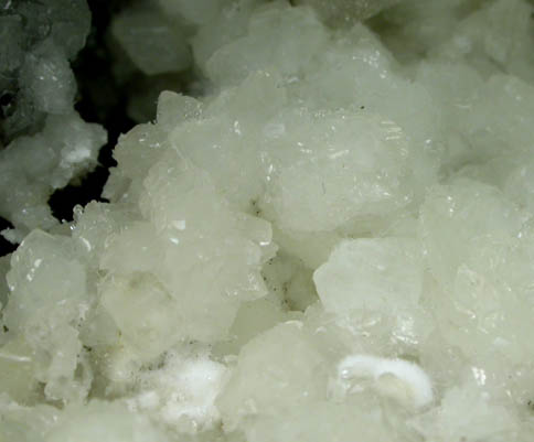 Natrolite on Datolite with Calcite from Millington Quarry, Bernards Township, Somerset County, New Jersey