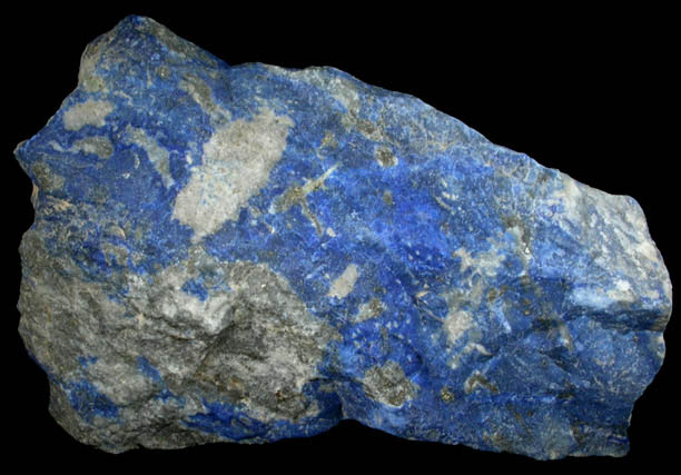 Lazurite var. Lapis Lazuli from Las Flores de Los Andes, near Ovalle, Coquimbo Region, Chile