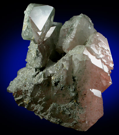 Quartz with Chlorite from O'kiep Copper District, Namaqualand, South Africa