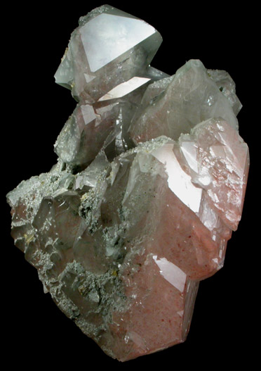 Quartz with Chlorite from O'kiep Copper District, Namaqualand, South Africa