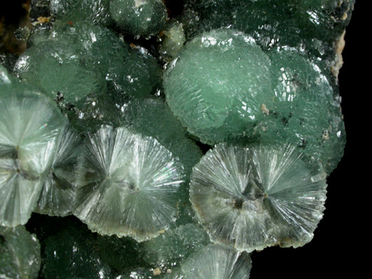 Wavellite from Mauldin Mountain, Montgomery County, Arkansas