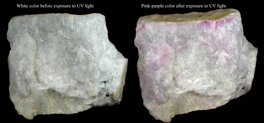 Sodalite var. Hackmanite from Bancroft, Ontario, Canada