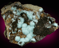 Hemimorphite from 79 Mine, Banner District, near Hayden, Gila County, Arizona