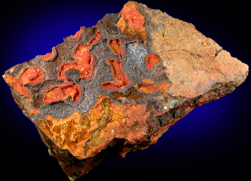 Metacinnabar and Cinnabar from New Almaden Mine, 200' level, Santa Teresa Hills, Santa Clara County, California