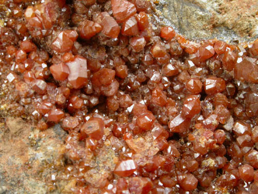 Vanadinite from J.C. Holmes Claim, Patagonia, Santa Cruz County, Arizona