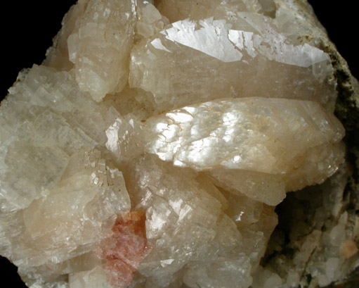 Heulandite-Ca with Chabazite-Ca from Upper New Street Quarry, Paterson, Passaic County, New Jersey