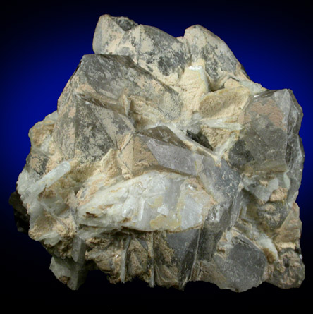 Schorl in Quartz from Jensen Quarry, Riverside County, California