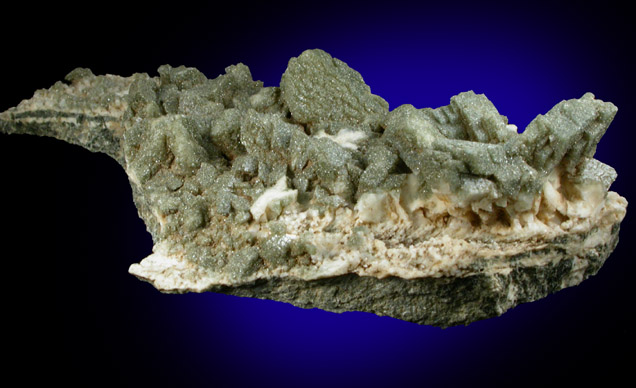 Orthoclase var. Adularia with Chlorite from St. Gotthard, Kanton Uri, Switzerland