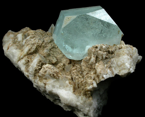 Beryl var. Aquamarine from Shigar Valley, Skardu District, Baltistan, Gilgit-Baltistan, Pakistan