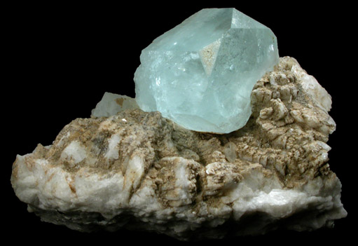 Beryl var. Aquamarine from Shigar Valley, Skardu District, Baltistan, Gilgit-Baltistan, Pakistan