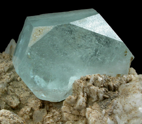 Beryl var. Aquamarine from Shigar Valley, Skardu District, Baltistan, Gilgit-Baltistan, Pakistan