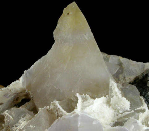 Fluorite with Sphalerite and Calcite from Minerva #1 Mine, Cave-in-Rock District, Hardin County, Illinois