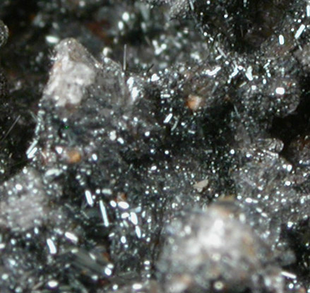 Plattnerite with Calcite from Mina Ojuela, Mapimi, Durango, Mexico