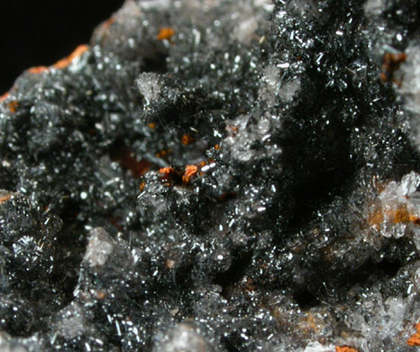 Plattnerite with Calcite from Mina Ojuela, Mapimi, Durango, Mexico