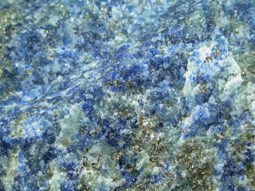 Lazurite var. Lapis Lazuli with Pyrite and Diopside from St. Joe Mine, Edwards, St. Lawrence County, New York