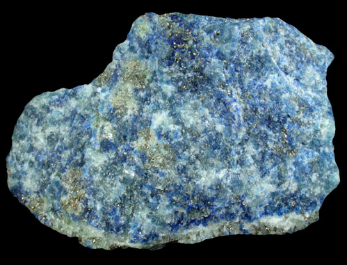 Lazurite var. Lapis Lazuli with Pyrite and Diopside from St. Joe Mine, Edwards, St. Lawrence County, New York