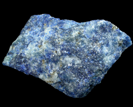 Lazurite var. Lapis Lazuli with Pyrite and Diopside from St. Joe Mine, Edwards, St. Lawrence County, New York